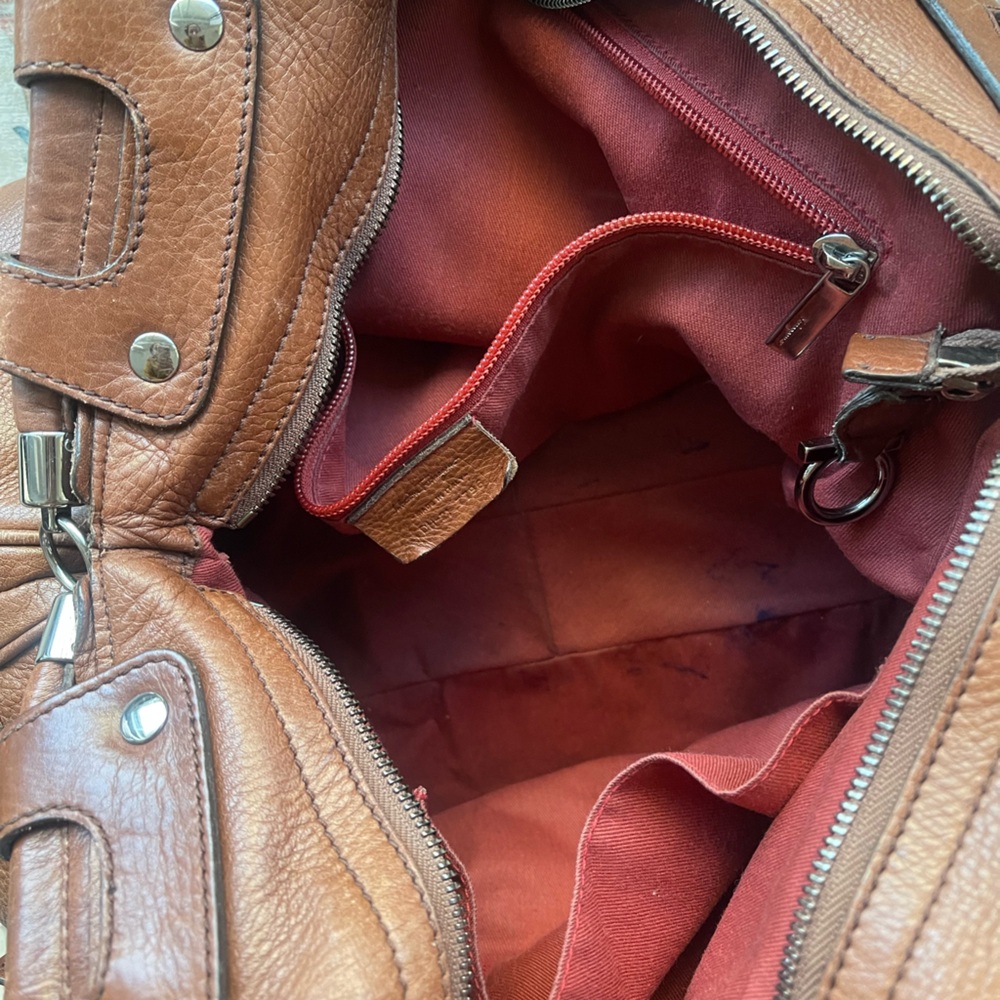 Salvatore Ferragamo Chestnut Brown Leather Hobo with Tassel - Picture 16 of 16